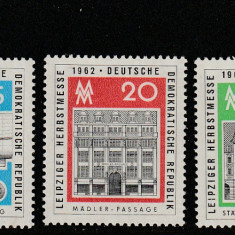 Germania DDR 1962-Targul de toamna,Leipzig,serie 3 val,Mi.913-915
