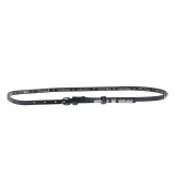 Curea neagra subtire cu nituri metalice