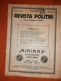 RARA - REVISTA POLITIEI AUGUST 1924 . MULTE ARTICOLE SI RECLAME ...
