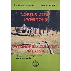 Dr. Augustin Lazăr, Aurel Condruz, Corpus Juris Patrimonii, 2006