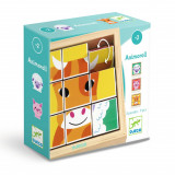 Djeco Puzzle Animoroll Djeco - Jucarie Educativa pentru copii
