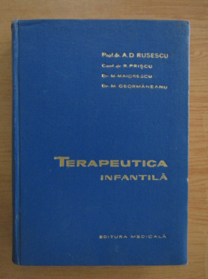 Alfred D. Rusescu - Terapeutica infantila (1963, editie cartonata) foto