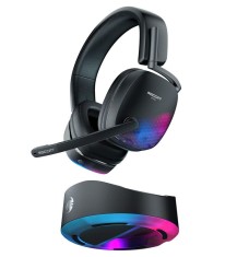Casti de gaming Roccat Syn Max Air, Wireless, RGB, negru - RESIGILAT foto