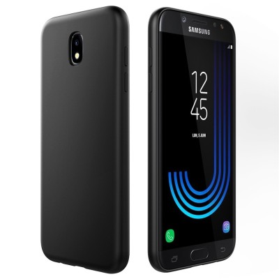 Husa Pentru SAMSUNG Galaxy J7 2017 - Luxury Slim Mat TSS, Negru foto