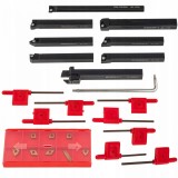 Set cutite strung cu placa inlocuibila instrument dalti strunjire 8x8mm 24piese (S12018)