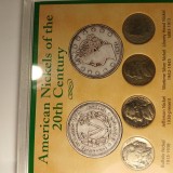 Di.111. Set monede 5 centi Tezaur American din 1883.