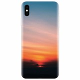Husa silicon pentru Apple Iphone X, Calm Clouds