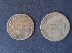 Lot 20 &amp; 50 Centimes - Napoleon III, Franta, anii 1867-1868 - G 4609