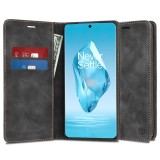 Husa piele OnePlus 12R Techsuit Confy Cover, negru