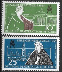 B2032 - Germania DDR 1958 - 2v.neuzat,perfecta stare