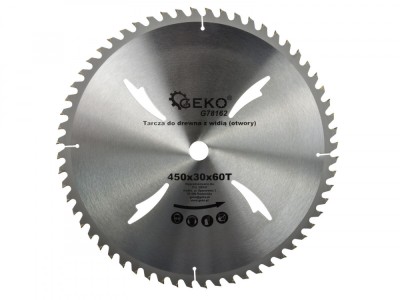 Disc pentru lemn, 450x30x60T, Geko G78162 foto