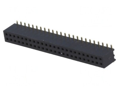 Soclu pini mamă 48 pini 1,27mm SMT 2x24 foto