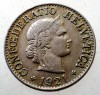 7.073 ELVETIA 10 RAPPEN 1921 B, Europa, Cupru-Nichel