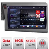 Navigatie Audi A6 C6 2004-2010 Qled 2K Octa Core 16+512GB LTE 4G DSP Wifi 5Ghz android auto carplay radio gps internet kit-a6-c6+EDT-E809-2K