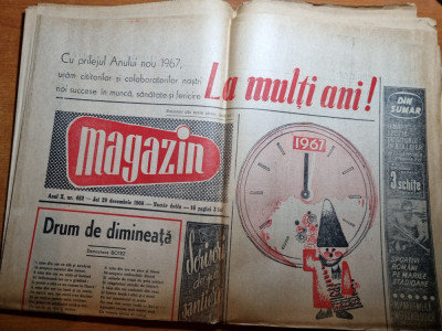 magazin 29 decembrie 1966-nr.dublu de anul nou,muzeul sighisoara foto