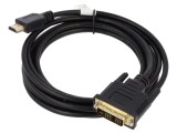 Cablu HDMI la DVI-D 3m Negru
