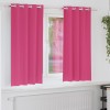 VidaXL Perdele cu perdele 2 pcs Roz intens 175x140cm Poliester 4107404