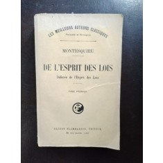 Montesquieu - De L&#039;Espirit des Lois