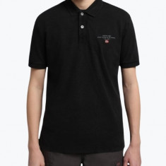 Tricou polo barbati din bumbac Elbas cu croiala Regular Fit negru XL, Negru, XL INTL, XL (Z200: SIZE(3XSL → 5XL))