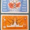 Rusia 1962 atom, Univetsitatea Moscova, harta, &bdquo;Pace&rdquo; &icirc;n 10 limbi 2v nestampilat