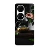 Husa compatibila cu Huawei P50 Pro model Tea time, Silicon, TPU, Viceversa, Transparent, Carcasa