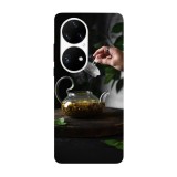 Husa compatibila cu Huawei Nova 8i model Tea time, Silicon, TPU, Viceversa, Transparent, Carcasa
