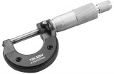Micrometru Tolsen 0-25mm, precizie 0.01mm, cu carcasă protectie, scula masurare profesionala