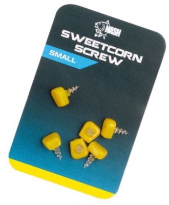 Surub Pop-up Nash Sweetcorn Screw, Yellow, Large, 6buc/plic foto
