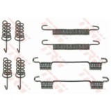 Set accesorii reparatie saboti frana mana Trw SFK309, parte montare : Punte spate