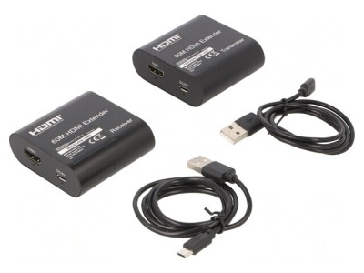 Extender HDMI 1.3 Negru cu Suport EDID foto