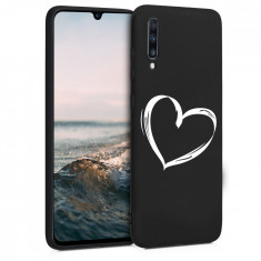 Husa pentru Samsung Galaxy A70, Silicon, Negru, 49524.05