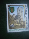 HOPCT TIMBRE MNH 644 ARBING 800 ANI 1987 -1 VAL AUSTRIA, Nestampilat