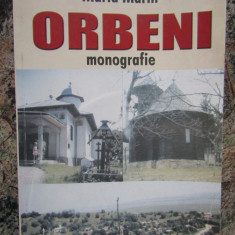 ORBENI MONOGRAFIE - Maria Marin CU DEDICATIE SI AUTOGRAF