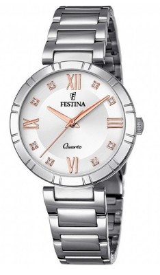 Ceas Dama, Festina, Mademoiselle cu Cristale F16936/B - Marime universala foto