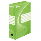 Cutie Arhivare A4 din Carton Esselte Boxy, Cotor 10 cm, Verde