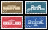 Bundes 1970 - Jocurile Olimpice, arhitectura, serie neuzata