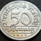 Moneda istorica 50 PFENNIG- IMPERIUL GERMAN, anul 1921 *cod 175 = A.UNC litera E