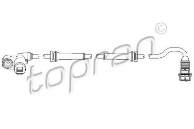 Senzor ABS / turatie roata PEUGEOT 206 CC (2D) (2000 - 2016) TOPRAN 721 617 foto