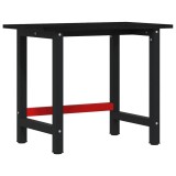 Cumpara ieftin Banc lucru maro inchis 100x60x81,5 cm lemn masiv stejar