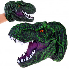 Dinozaur T-REX Mănușă de cauciuc Mânuță de mână Păpușă dinozaur cap ZA4757