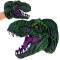 Dinozaur T-REX Mănușă de cauciuc M&acirc;nuță de m&acirc;nă Păpușă dinozaur cap ZA4757