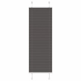 vidaXL Jaluzea plisată negru 50x100 cm Lățime țesătură 49,4cm poliester