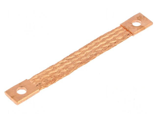 Trese bandă de &icirc;mpăm&acirc;ntare 10mm&sup2; &Oslash;1: 7mm &Oslash;2: 7mm L: 100mm