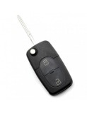 Carcasa cheie tip briceag cu 2 butoane, Audi , baterie 1616, Carguard