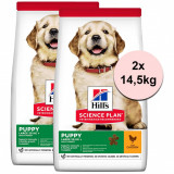 Hill&amp;#039;s Science Plan Canine Puppy Large Breed Chicken 2 x 14,5kg, Hill&#039;s