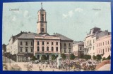 Bucovina - aprox. 1925 - Cernauti - Primaria - printata, color, necirculata, foarte animata, editata de Epstein &amp; Beiser, Circulata, Fotografie