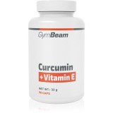 GymBeam Curcumin + Vitamin E capsule pentru susținerea protecției celulelor &icirc;n fața stresului oxidativ 32 g