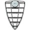 Grila radiator Alfa Romeo Mito (955), 07.2008-, crom/negru, 156088037, 142505