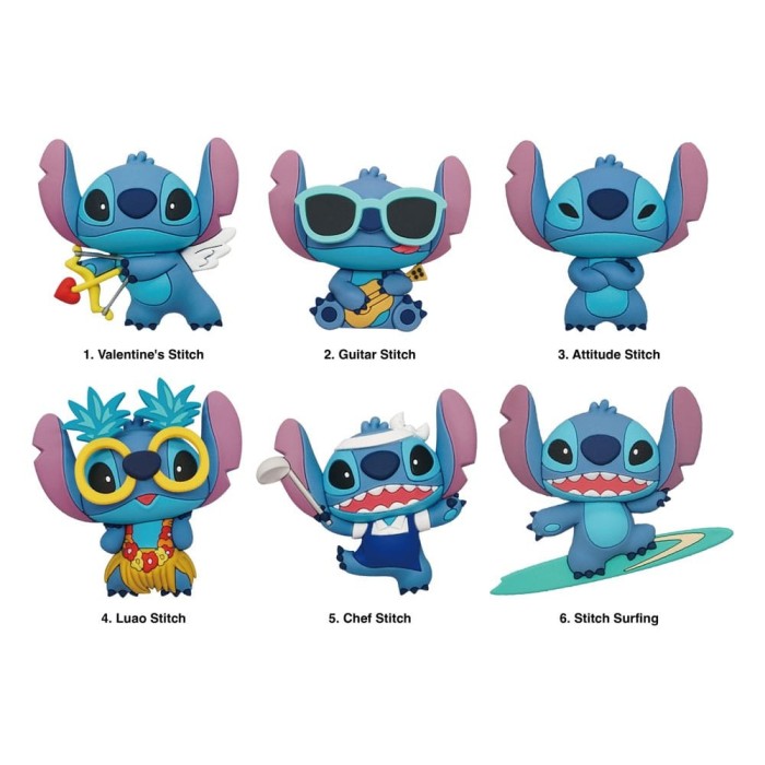 Lilo &amp; Stitch 3D 3D Magnets Series 2 (minifigurine surpriza)