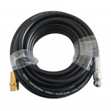 Furtun pentru curatarea tevilor de canalizare, Lungime 10m, Anti-Strangulare, Duza cu 4 orificii de pulverizare, Compatibil cu aparatele Karcher K2-K7